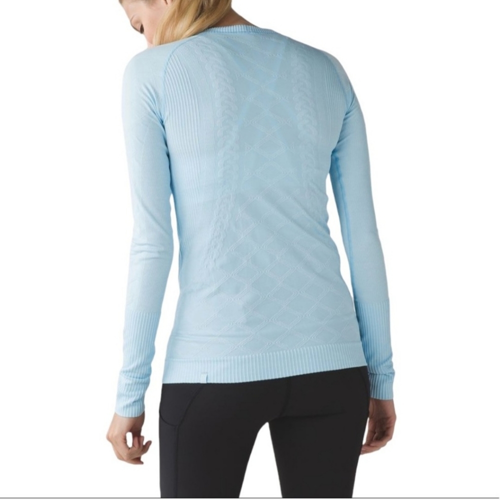 Lululemon Rest Less Pulloverheathered Caspian Blu… - image 2